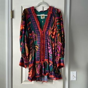 Farm Rio multi-colored mini dress